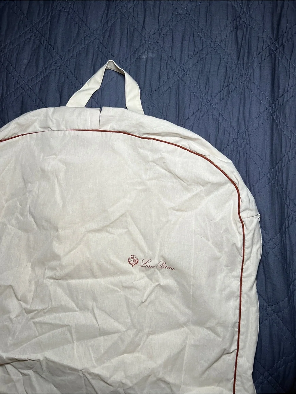 Loro Piana Cream Garment Bag | Travel Bag